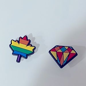 2 Pride Croc Charms